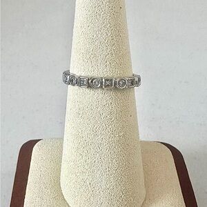 Sparkling 14K Diamond Stackable Band